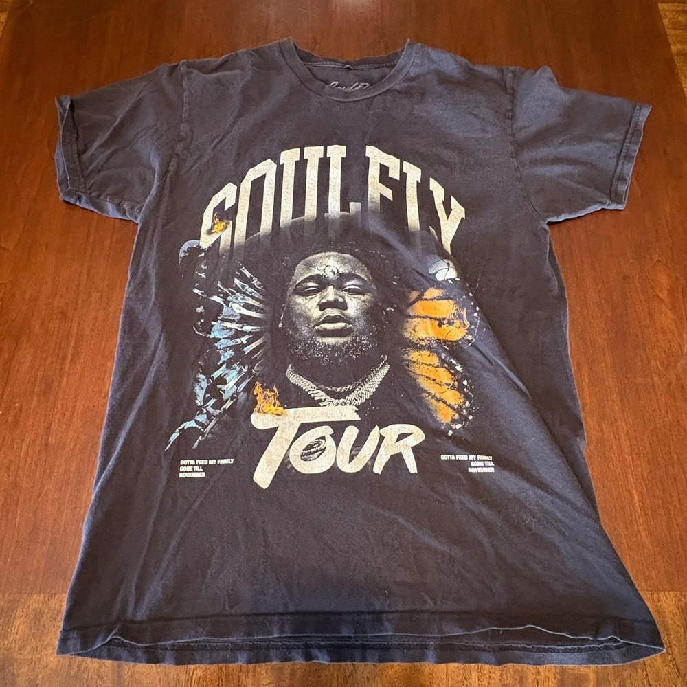 Rod Wave SoulFly Tour Graphic Shirt Rap Concert Merch Streetwear‎ Tee